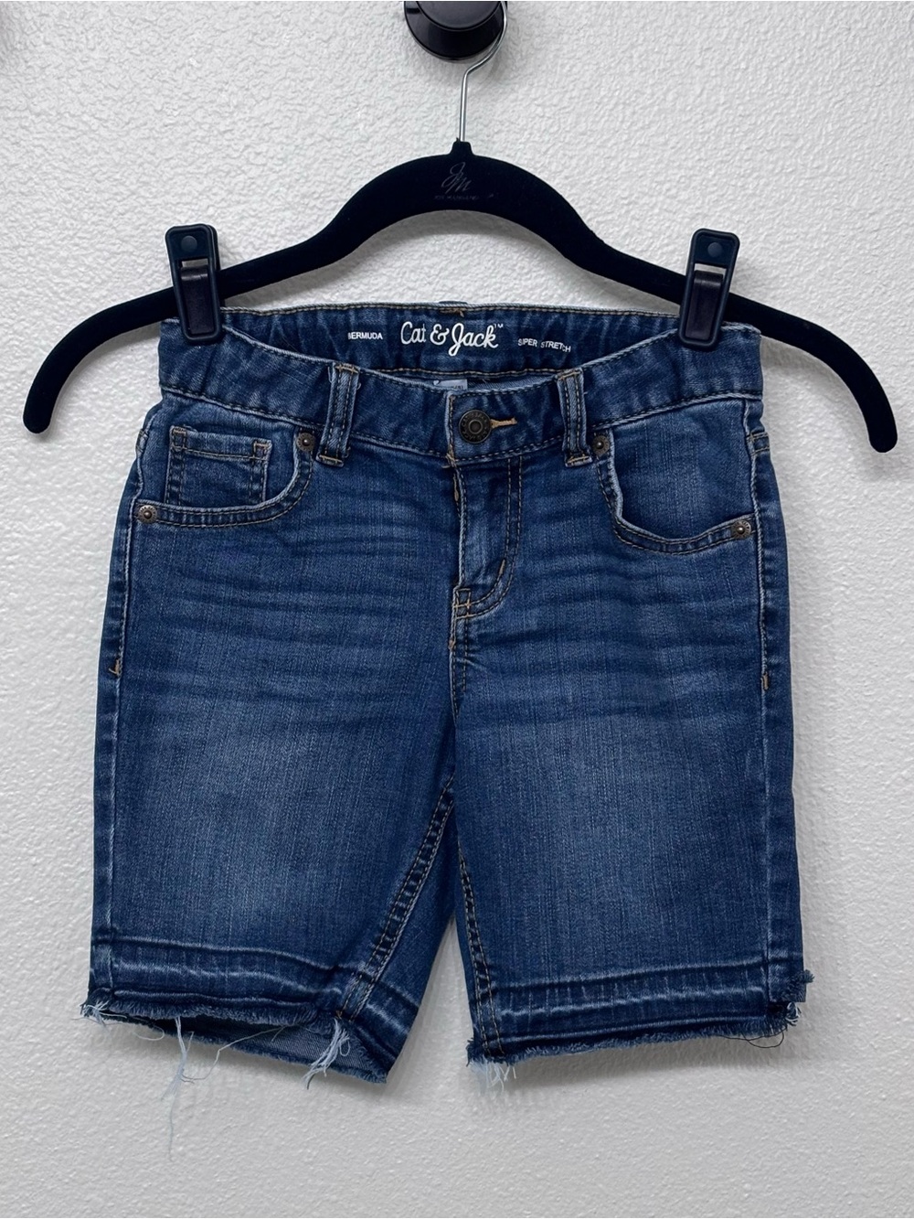 Cat and Jack girls Bermuda jean shorts